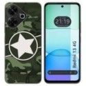 Funda Silicona para Xiaomi Redmi 13 4G diseño Camuflaje 01 Dibujos