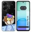 Funda Silicona Transparente para Xiaomi Poco M6 4G diseño Cabra Dibujos