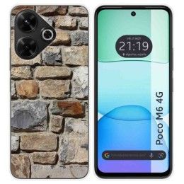Funda Silicona para Xiaomi Poco M6 4G diseño Ladrillo 03 Dibujos