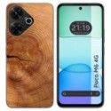 Funda Silicona para Xiaomi Poco M6 4G diseño Madera 04 Dibujos