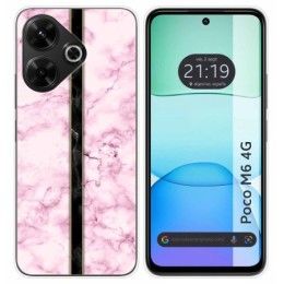 Funda Silicona para Xiaomi Poco M6 4G diseño Mármol 04 Dibujos