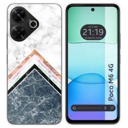 Funda Silicona para Xiaomi Poco M6 4G diseño Mármol 05 Dibujos