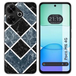 Funda Silicona para Xiaomi Poco M6 4G diseño Mármol 06 Dibujos