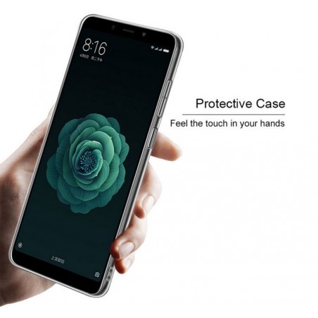 Funda Gel Tpu Fina Ultra-Thin 0,5mm Transparente para Xiaomi Mi 6X / Mi A2