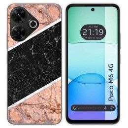 Funda Silicona para Xiaomi Poco M6 4G diseño Mármol 07 Dibujos