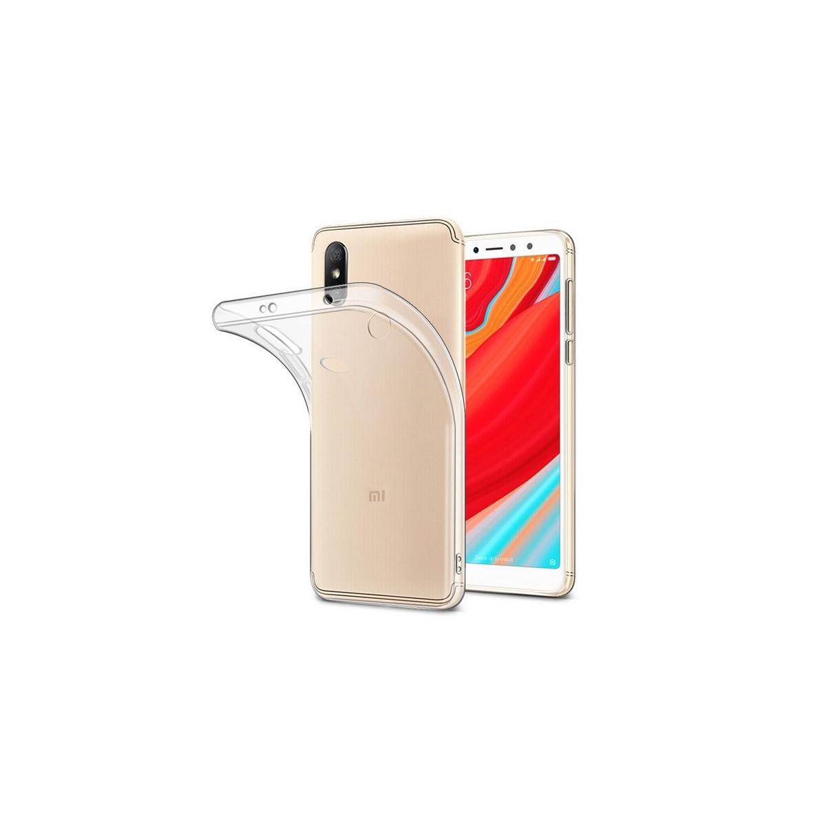 Funda Gel Tpu Fina Ultra-Thin 0,5mm Transparente para Xiaomi Redmi S2
