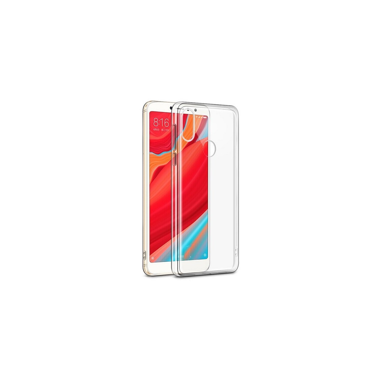 Funda Gel Tpu Fina Ultra-Thin 0,5mm Transparente para Xiaomi Redmi S2