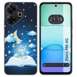 Funda Silicona para Xiaomi Poco M6 4G diseño Libro Cuentos Dibujos