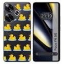 Funda Silicona Transparente para Xiaomi Poco F6 5G diseño Pato Dibujos