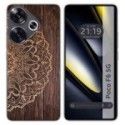 Funda Silicona para Xiaomi Poco F6 5G diseño Madera 06 Dibujos