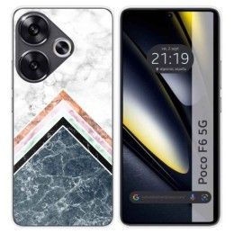 Funda Silicona para Xiaomi Poco F6 5G diseño Mármol 05 Dibujos