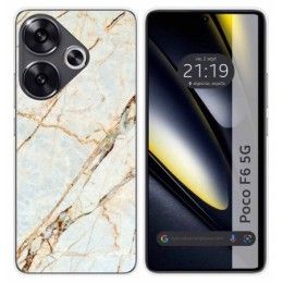 Funda Silicona para Xiaomi Poco F6 5G diseño Mármol 13 Dibujos