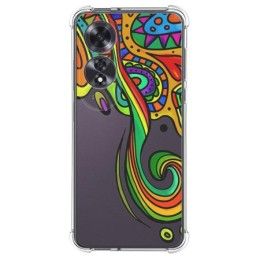 Funda Silicona Antigolpes para Oppo A60 4G diseño Colores Dibujos
