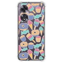 Funda Silicona Antigolpes para Oppo A60 4G diseño Dulces 02 Dibujos