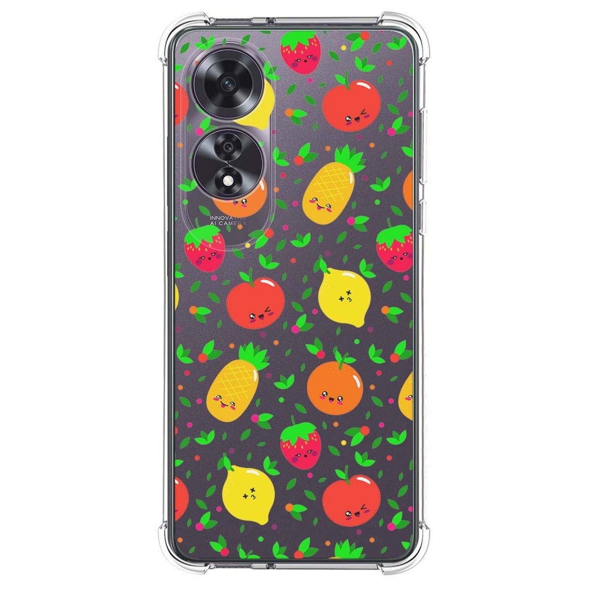 Funda Silicona Antigolpes para Oppo A60 4G diseño Frutas 01 Dibujos