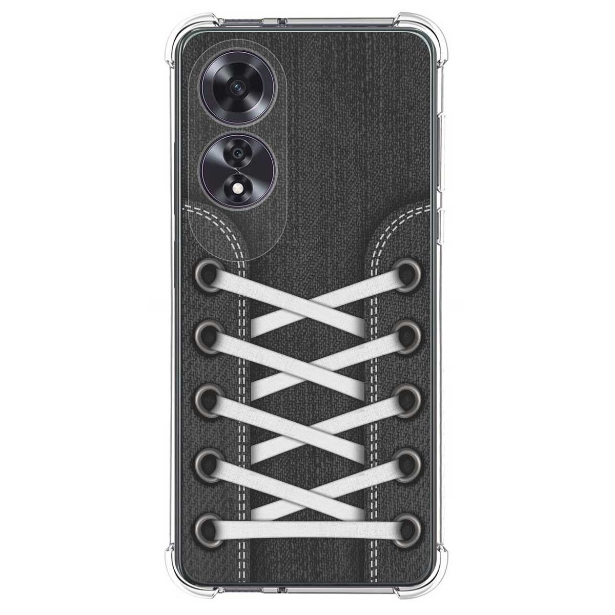 Funda Silicona Antigolpes para Oppo A60 4G diseño Zapatillas 02 Dibujos