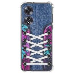 Funda Silicona Antigolpes para Oppo A60 4G diseño Zapatillas 06 Dibujos