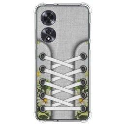 Funda Silicona Antigolpes para Oppo A60 4G diseño Zapatillas 08 Dibujos
