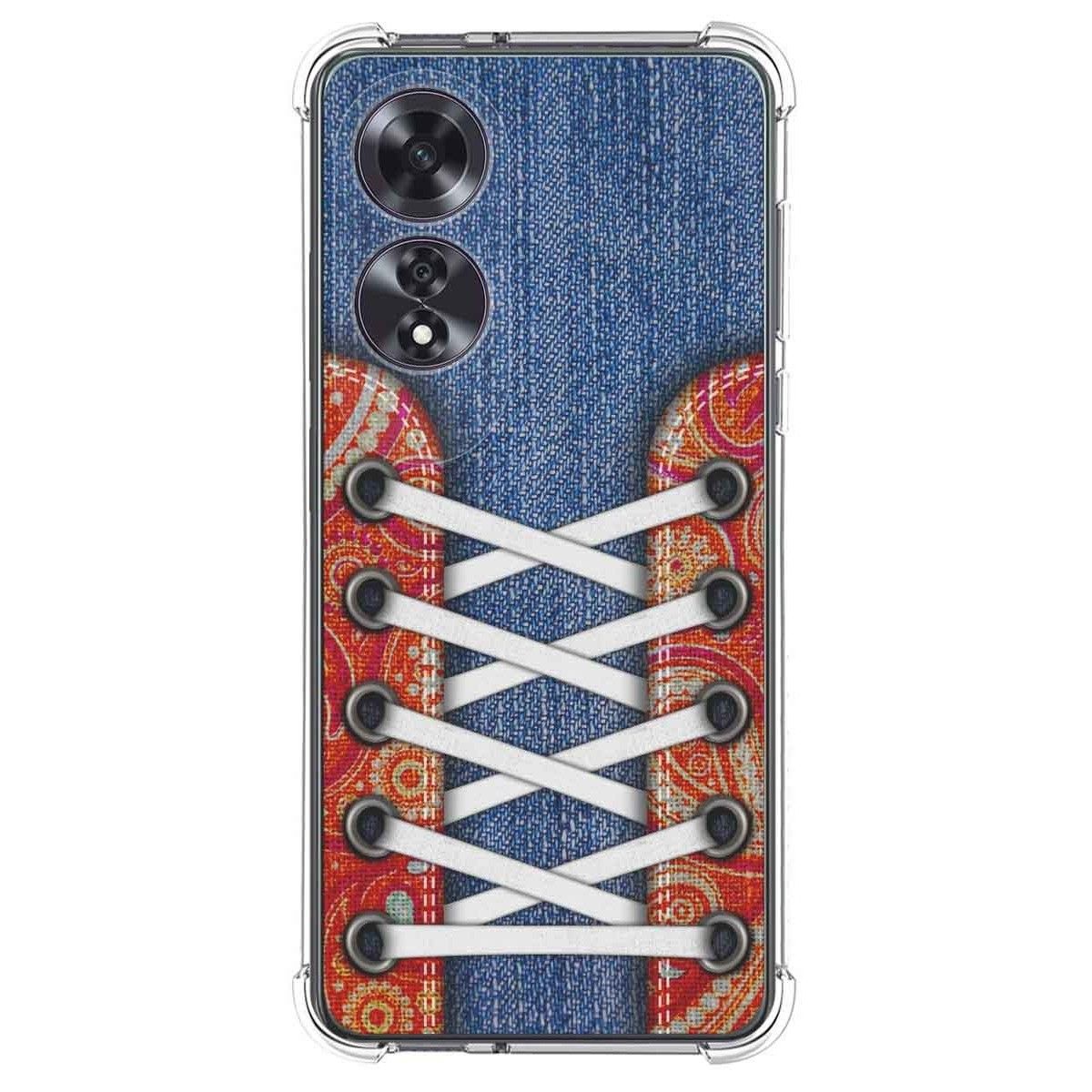 Funda Silicona Antigolpes para Oppo A60 4G diseño Zapatillas 11 Dibujos