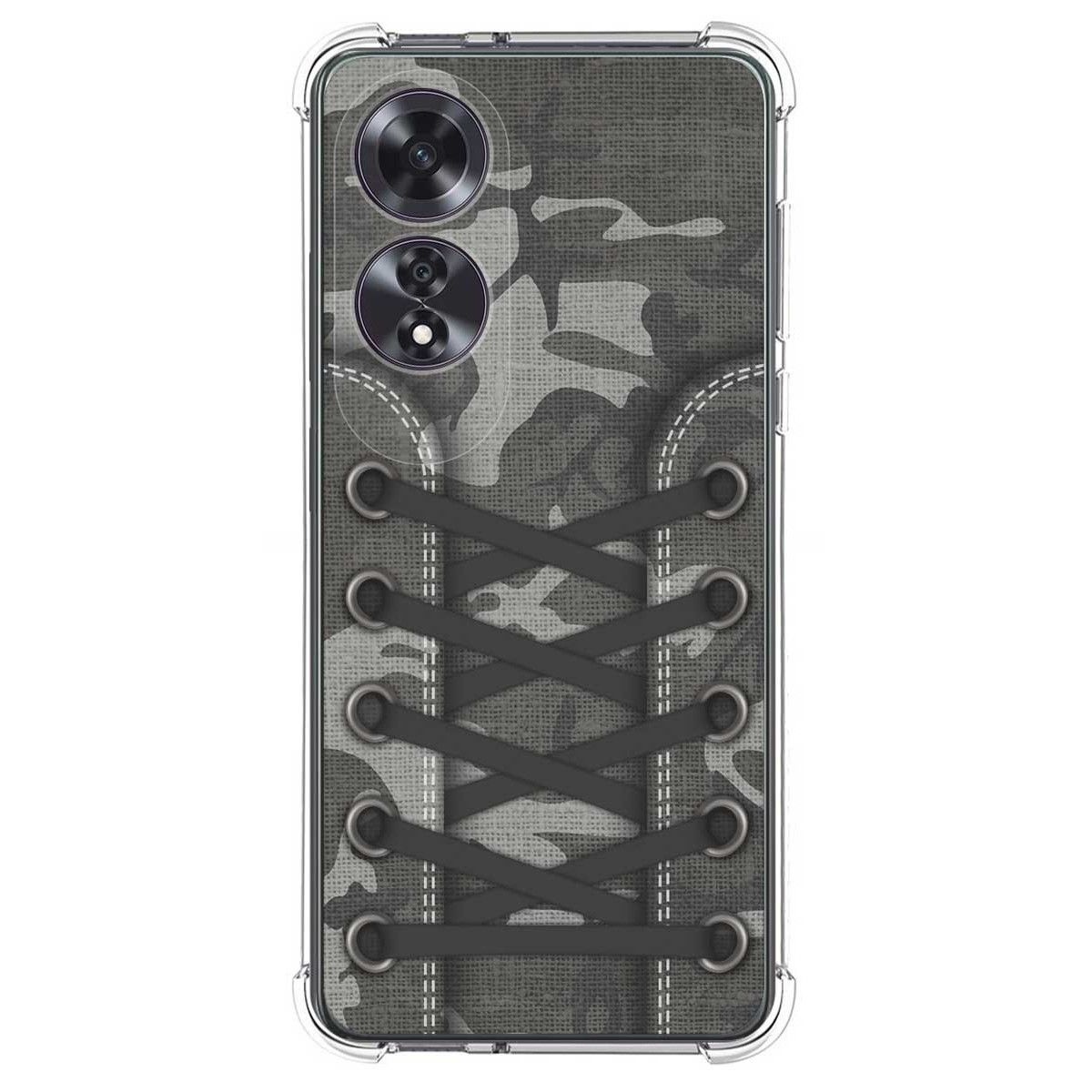 Funda Silicona Antigolpes para Oppo A60 4G diseño Zapatillas 15 Dibujos