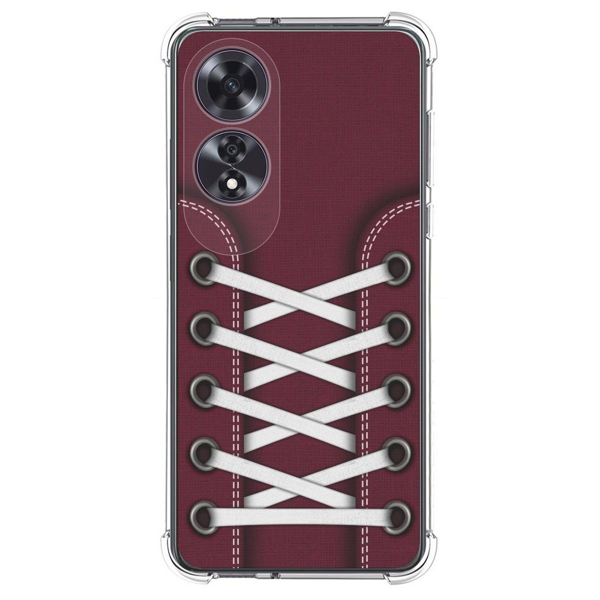 Funda Silicona Antigolpes para Oppo A60 4G diseño Zapatillas 17 Dibujos