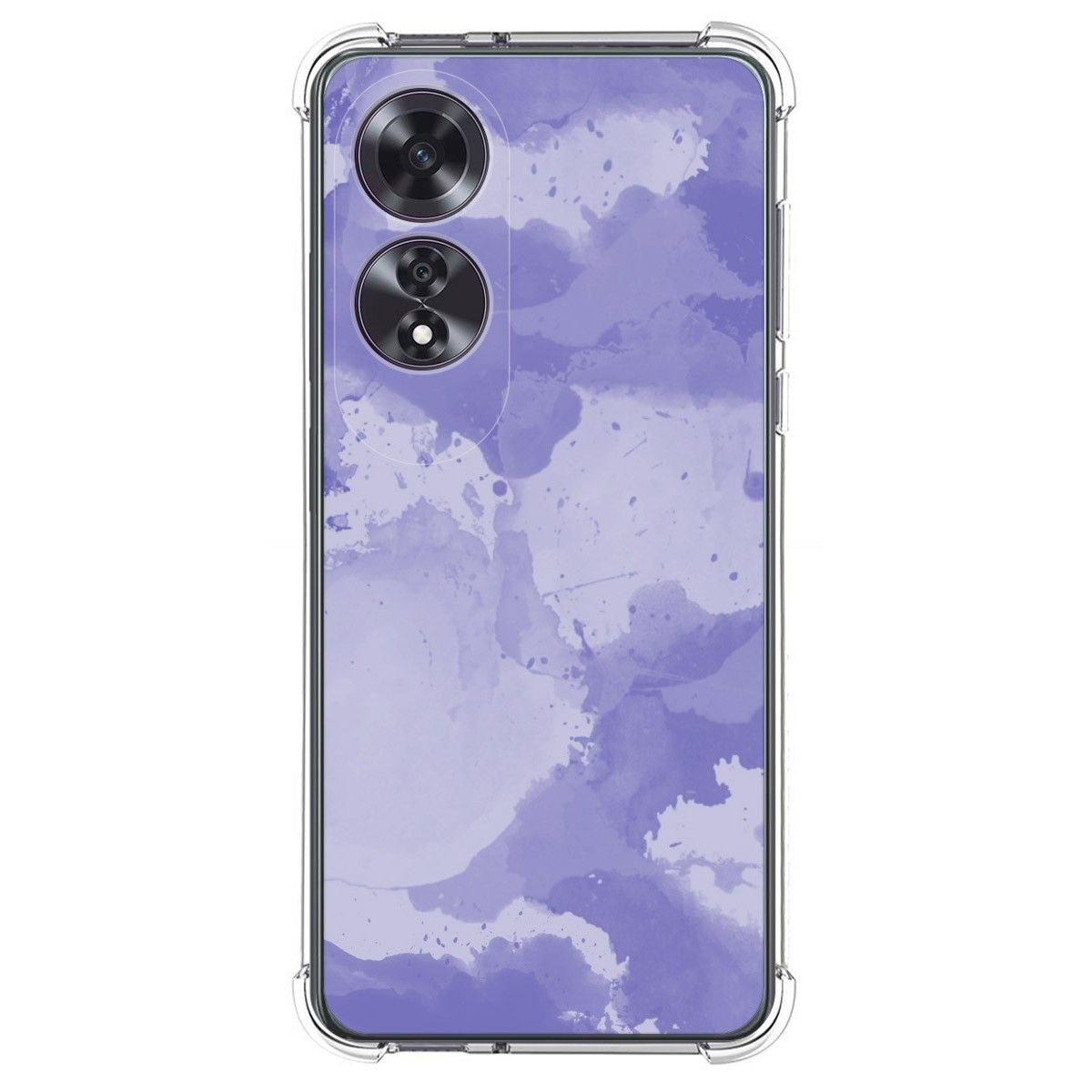 Funda Silicona Antigolpes para Oppo A60 4G diseño Acuarela 01 Dibujos