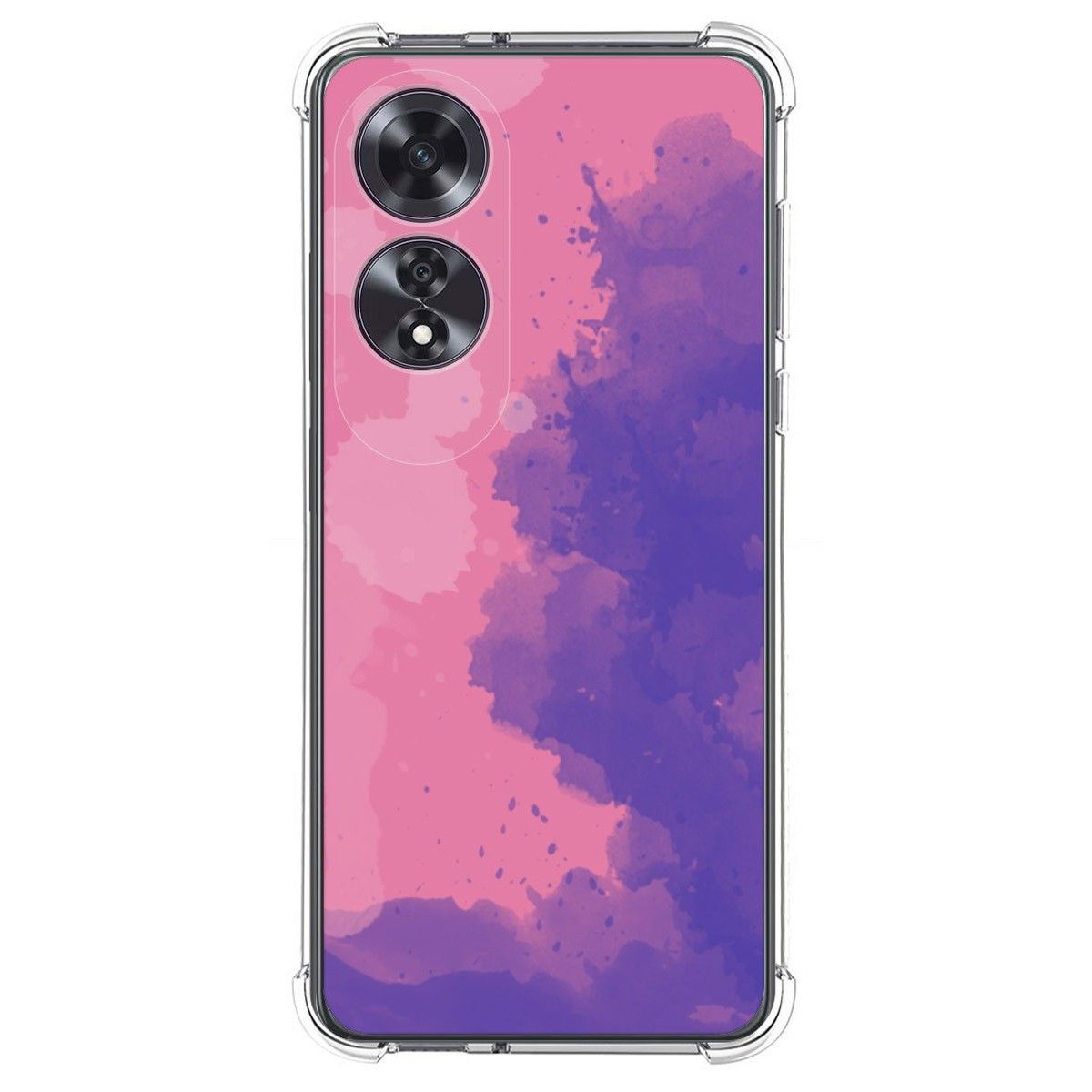 Funda Silicona Antigolpes para Oppo A60 4G diseño Acuarela 07 Dibujos