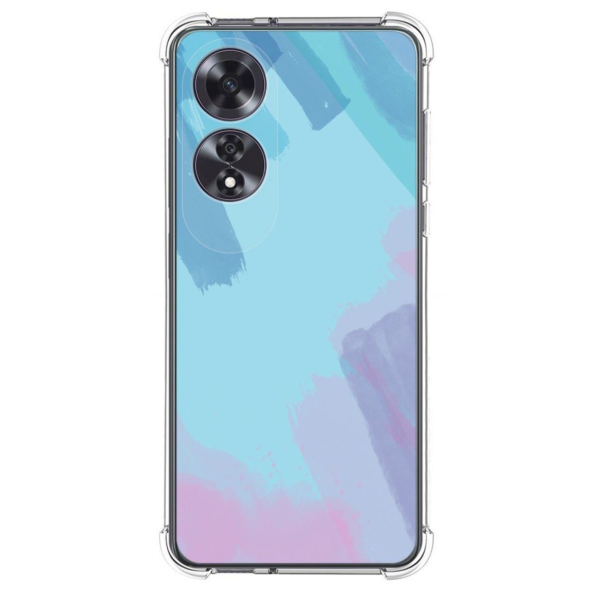 Funda Silicona Antigolpes para Oppo A60 4G diseño Acuarela 10 Dibujos