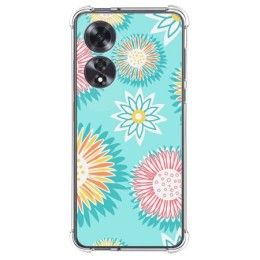 Funda Silicona Antigolpes para Oppo A60 4G diseño Flores 05 Dibujos