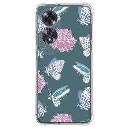Funda Silicona Antigolpes para Oppo A60 4G diseño Flores 10 Dibujos