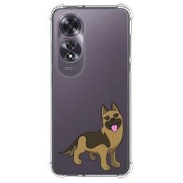 Funda Silicona Antigolpes para Oppo A60 4G diseño Perros 03 Dibujos