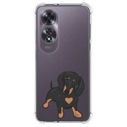 Funda Silicona Antigolpes para Oppo A60 4G diseño Perros 04 Dibujos
