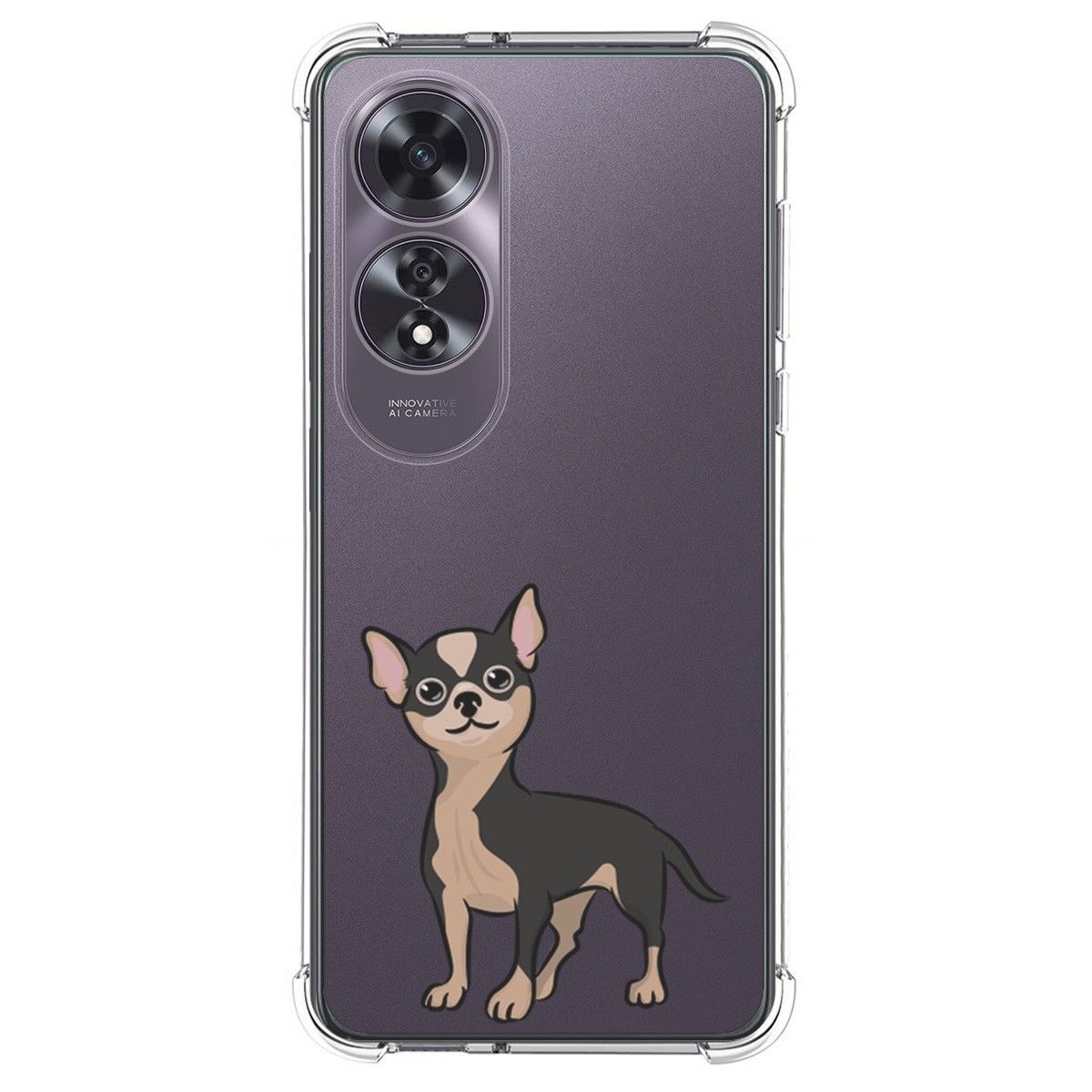 Funda Silicona Antigolpes para Oppo A60 4G diseño Perros 05 Dibujos