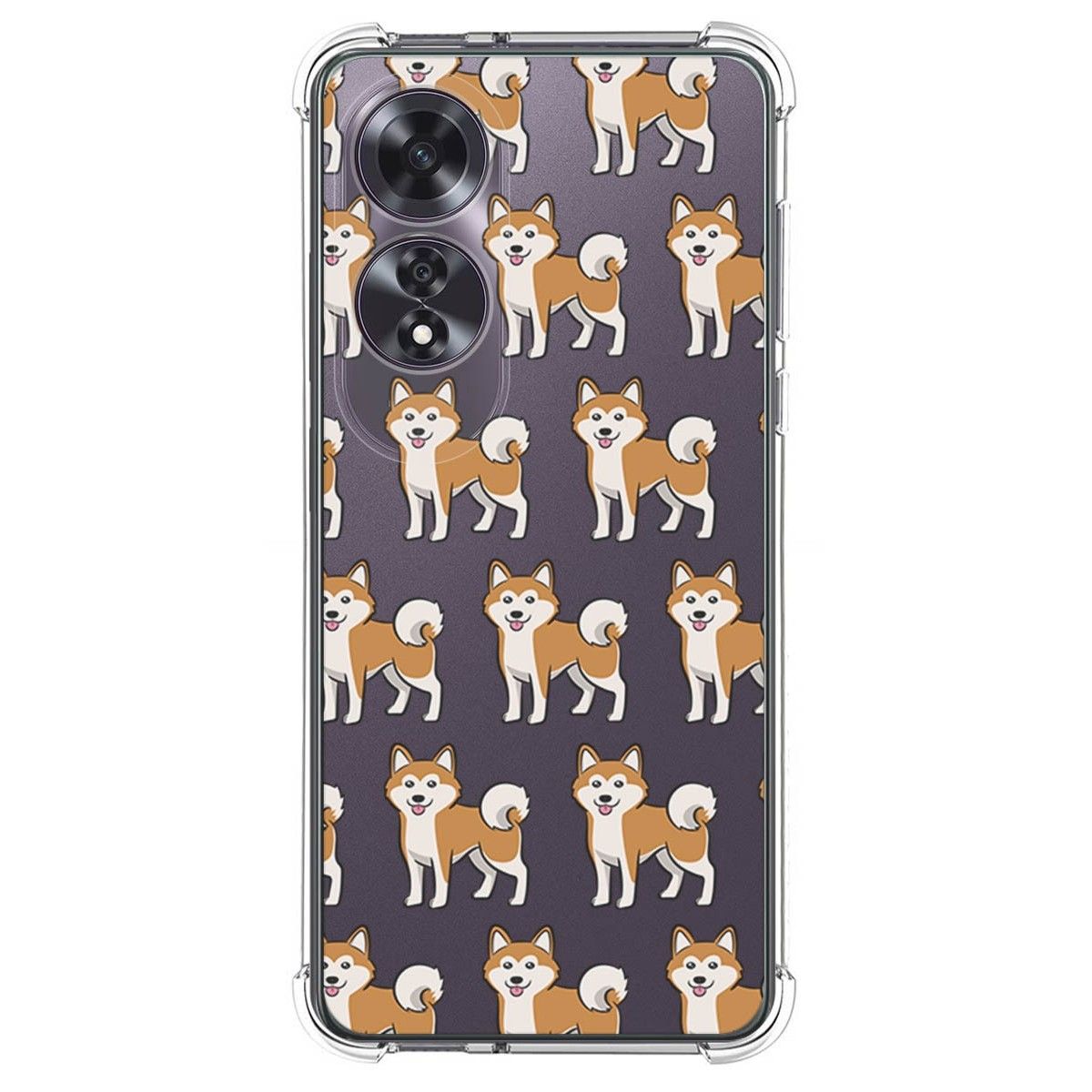 Funda Silicona Antigolpes para Oppo A60 4G diseño Perros 08 Dibujos