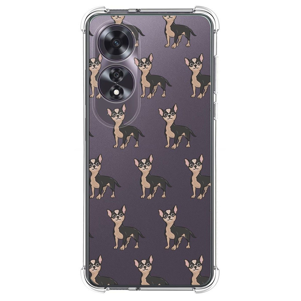Funda Silicona Antigolpes para Oppo A60 4G diseño Perros 11 Dibujos