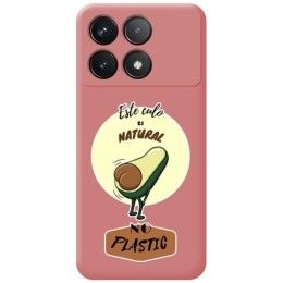 Funda Silicona Líquida Rosa para Xiaomi Poco F6 Pro 5G diseño Culo Natural Dibujos