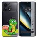 Funda Silicona Transparente para Xiaomi Poco F6 Pro 5G diseño Coco Dibujos