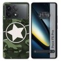 Funda Silicona para Xiaomi Poco F6 Pro 5G diseño Camuflaje 01 Dibujos