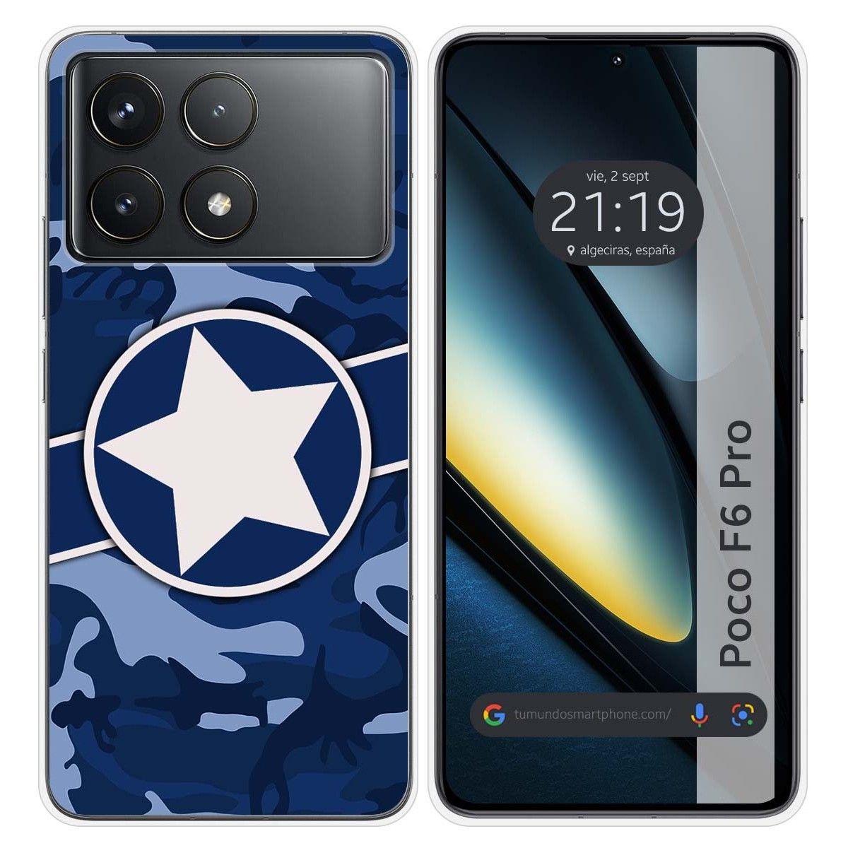 Funda Silicona para Xiaomi Poco F6 Pro 5G diseño Camuflaje 03 Dibujos