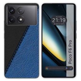 Funda Silicona para Xiaomi Poco F6 Pro 5G diseño Cuero 02 Dibujos