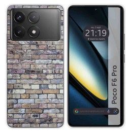 Funda Silicona para Xiaomi Poco F6 Pro 5G diseño Ladrillo 02 Dibujos