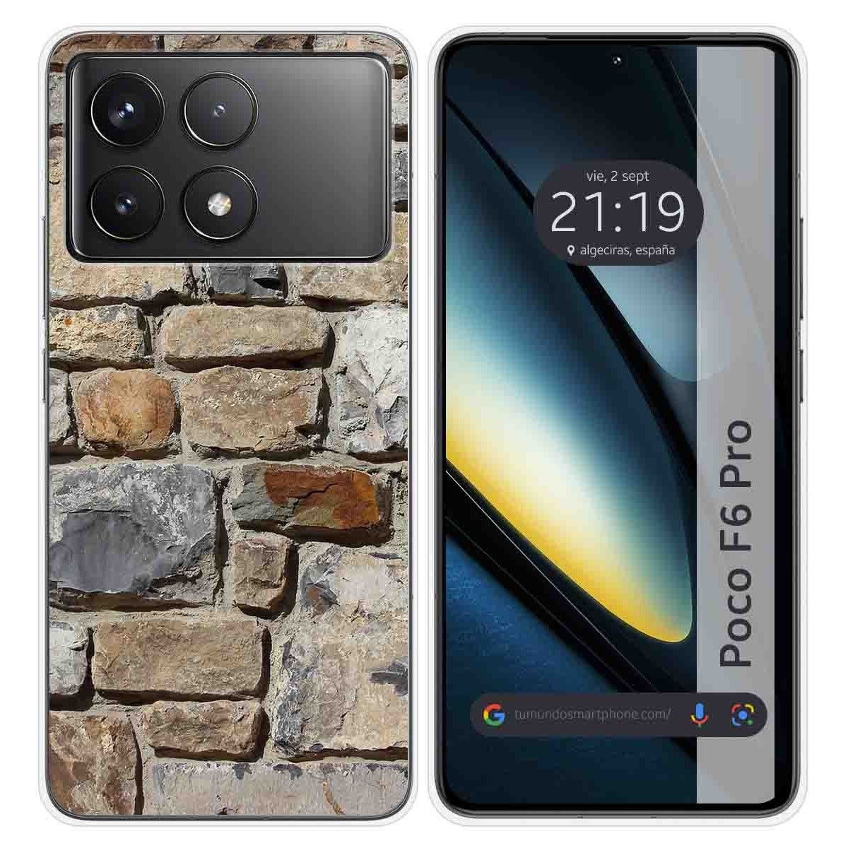 Funda Silicona para Xiaomi Poco F6 Pro 5G diseño Ladrillo 03 Dibujos