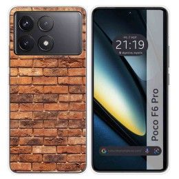 Funda Silicona para Xiaomi Poco F6 Pro 5G diseño Ladrillo 04 Dibujos