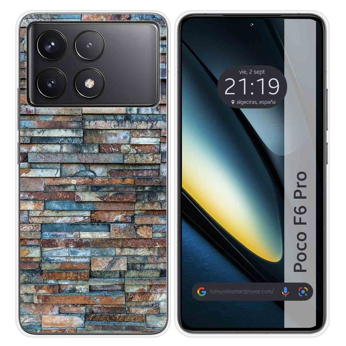 Funda Silicona para Xiaomi Poco F6 Pro 5G diseño Ladrillo 05 Dibujos