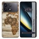 Funda Silicona para Xiaomi Poco F6 Pro 5G diseño Madera 07 Dibujos