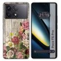 Funda Silicona para Xiaomi Poco F6 Pro 5G diseño Madera 08 Dibujos