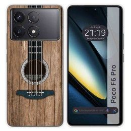 Funda Silicona para Xiaomi Poco F6 Pro 5G diseño Madera 11 Dibujos