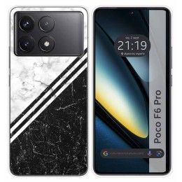 Funda Silicona para Xiaomi Poco F6 Pro 5G diseño Mármol 01 Dibujos
