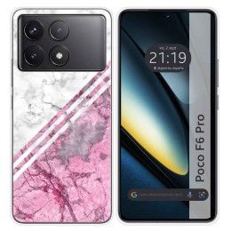 Funda Silicona para Xiaomi Poco F6 Pro 5G diseño Mármol 03 Dibujos