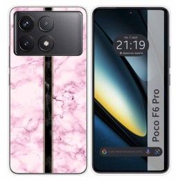 Funda Silicona para Xiaomi Poco F6 Pro 5G diseño Mármol 04 Dibujos
